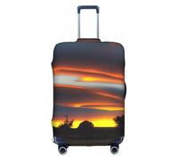 XZDCAL Funda para maleta de equipaje Western Sunset. La funda no incluye la maleta en sí, White, XL