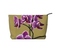 XZDCAL Hermosa bolsa de maquillaje de pana con forro resistente para viajes y uso diario, color negro, talla única, Black, Talla única