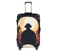XZDCAL NightmarishNights - Funda para maleta de equipaje. La funda no incluye la maleta en sí, White, S