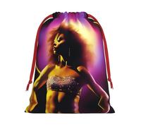 XZDCAL Performer's Glow - Bolsa de almacenamiento de felpa con cordón para festivales y uso diario