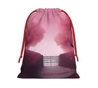 XZDCAL Romantic Vibes - Bolsa de almacenamiento de felpa con cordón para festivales y uso diario