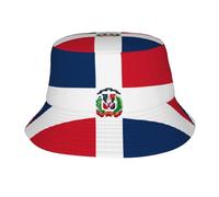 XZDCAL Sombrero de pescador de la República Dominicana - Gorro ligero y transpirable para exteriores, para jardinería, camping, senderismo, pesca y mucho más. Negro, Negro -, talla única