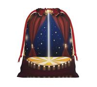 XZDCAL Stage Magic - Bolsa de almacenamiento de felpa con cordón para festivales y uso diario