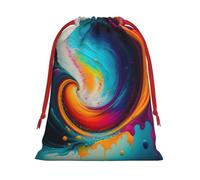 XZDCAL Surreal Enigma - Bolsa de almacenamiento de felpa con cordón para festivales y uso diario