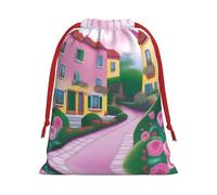 XZDCAL Sweet Romance - Bolsa de almacenamiento de felpa con cordón para festivales y uso diario