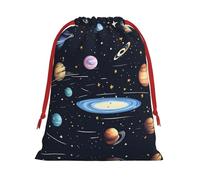 XZDCAL The Solar Family - Bolsa de almacenamiento de felpa con cordón para festivales y uso diario