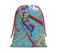 XZDCAL Thrill Seeker - Bolsa de almacenamiento de felpa con cordón para festivales y uso diario