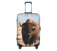 XZDCAL Una funda para maleta de equipaje Buffalo Plains. La funda no incluye la maleta en sí, White, M