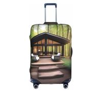 XZDCAL Una funda para maleta de equipaje de escape al aire libre. La funda no incluye la maleta en sí, White, L