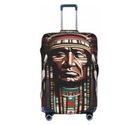XZDCAL Una funda para maleta de equipaje de Native Legends. La funda no incluye la maleta en sí, White, L