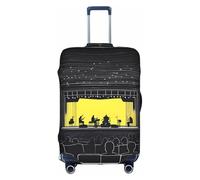 XZDCAL Una funda para maleta de equipaje de noche de concierto. La funda no incluye la maleta en sí, White, XL