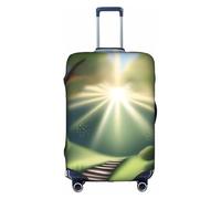 XZDCAL Una funda para maleta de equipaje Heavenly Light. La funda no incluye la maleta en sí, White, L
