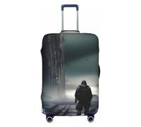 XZDCAL Una funda para maleta de equipaje posapocalipsis. La funda no incluye la maleta en sí, White, L