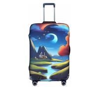 XZDCAL Una funda para maleta de equipaje Starry Realm. La funda no incluye la maleta en sí, White, XL