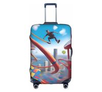 XZDCAL Una funda para maleta de equipaje Thrill Seeker. La funda no incluye la maleta en sí, White, L