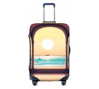 XZDCAL Una funda para maleta de equipaje Travel Bliss. La funda no incluye la maleta en sí, White, S