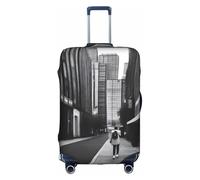 XZDCAL Una funda para maleta de equipaje Urban Vibes. La funda no incluye la maleta en sí, White, XL