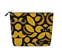 XZDCAL Unknown criatures - Bolsa de maquillaje de una sola capa con aspecto de lino con cremallera que garantiza tus necesidades diarias o de viaje, color negro, talla única, Black, Talla única