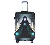 XZDCAL WraithsAndWitches - Funda para maleta de equipaje. La funda no incluye la maleta en sí, White, M