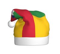 XZDDX Sombrero de Navidad con bandera de África Central para adultos, decoración de fiesta de vacaciones, para festivales, eventos, escenarios