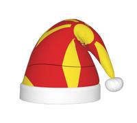 XZDDX Sombrero de Navidad de la bandera de Macedonia del Norte para niños, accesorio de disfraz de fiesta de vacaciones para eventos de festivales