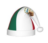 XZDDX Sombrero de Navidad de la bandera de México para niños, accesorio de disfraz de fiesta de vacaciones para eventos de festivales