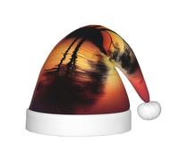 XZDDX Sunset Dreams - Sombrero de Navidad para niños, accesorio de disfraz de fiesta de vacaciones para eventos de festivales