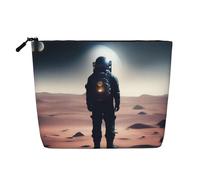 XZDLXJ A Exploration - Bolsa de maquillaje de una sola capa resistente al agua con cremallera para tus necesidades diarias o de viaje, color negro, talla única, Black, Talla única