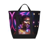 XZDLXJ A Performer's Glow - Bolsa de hombro aislada de gran capacidad para alimentos fríos y calientes, Negro -, Talla única