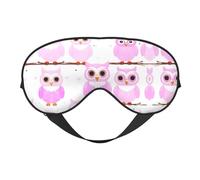 XZDLXJ Antifaz reversible de poliéster para dormir con correa ajustable para máxima comodidad y bloqueo de luz, color negro