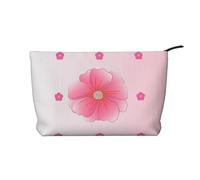 XZDLXJ Blooming clavels - Bolsa de cosméticos de pana, adecuada para viajes y uso diario, forro resistente, garantiza longevidad, color negro, talla única, Black, Talla única