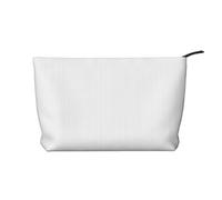 XZDLXJ Bolsa de cosméticos de pana blanca de color sólido, adecuada para viajes y uso diario, forro resistente, garantiza longevidad, negro, talla única, Black, Talla única