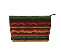 XZDLXJ Bolsa de cosméticos de pana de camuflaje con textura sin costuras, adecuada para viajes y uso diario, forro resistente, garantiza la longevidad, negro, talla única, Black, Talla única