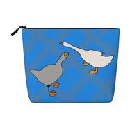 XZDLXJ Bolsa de maquillaje de una sola capa con aspecto de lino resistente al agua con cremallera para tus necesidades diarias o de viaje, color negro, talla única, Black, Talla única