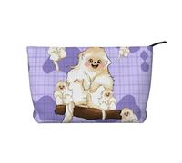 XZDLXJ Bonita bolsa de cosméticos de pana dorada, adecuada para viajes y uso diario, forro resistente, garantiza la longevidad, negro, talla única, Black, Talla única