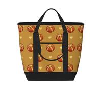 XZDLXJ Buttered Bread - Bolsa de hombro aislada de gran capacidad para alimentos fríos y calientes, color negro, talla única, Black, Talla única