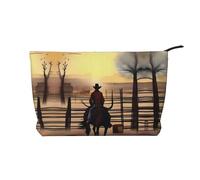 XZDLXJ Cowboy Chronicles - Neceser de pana, adecuado para viajes y uso diario, forro resistente, garantiza longevidad, color negro, talla única, Black, Talla única