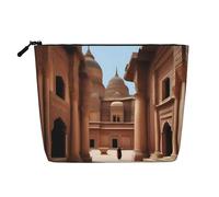 XZDLXJ Cultural Heritage - Bolsa de maquillaje de una sola capa resistente al agua con cremallera para tus necesidades diarias o de viaje, color negro, talla única, Black, Talla única