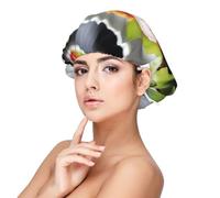 XZDLXJ Delectable Dish - Gorro de dormir de satén para adultos, protección y comodidad para el cabello, color negro, talla única