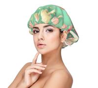 XZDLXJ Dream Mushroom - Gorro de dormir de satén para adultos, protección y comodidad para el cabello, color negro, talla única