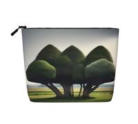 XZDLXJ EerieEchoes - Bolsa de maquillaje de una sola capa resistente al agua con cremallera para tus necesidades diarias o de viaje, color negro, talla única, Black, Talla única