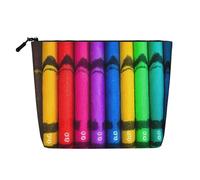 XZDLXJ Estuche de maquillaje de una sola capa resistente al agua con cremallera para tus necesidades diarias o de viaje, color negro, talla única, Black, Talla única