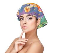 XZDLXJ Fantasy Dream - Gorro de dormir de satén para adultos, protección y comodidad para el cabello, color negro, talla única