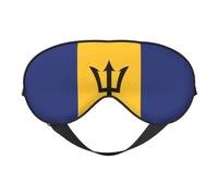 XZDLXJ Flag of Barbados - Antifaz reversible de poliéster para dormir con correa ajustable para máxima comodidad y bloqueo de luz, color negro