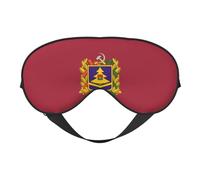 XZDLXJ Flag of Bryansk - Antifaz reversible de poliéster para dormir con correa ajustable para máxima comodidad y bloqueo de luz, color negro