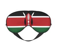 XZDLXJ Flag of Kenya - Antifaz reversible de poliéster para dormir con correa ajustable para máxima comodidad y bloqueo de luz, color negro
