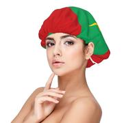 XZDLXJ Flag of Mauritania - Gorro de dormir de satén para adultos, protección y comodidad para el cabello, color negro, talla única