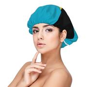 XZDLXJ Flag of The Bahamas - Gorro de dormir de satén para adultos, protección y comodidad para el cabello, color negro, talla única