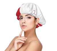 XZDLXJ Gorro de dormir de satén con bandera de Malta para adultos, protección y comodidad para el cabello, negro, talla única