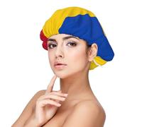 XZDLXJ Gorro de dormir de satén con bandera de Moldavia para adultos, protección y comodidad para el cabello, negro, talla única